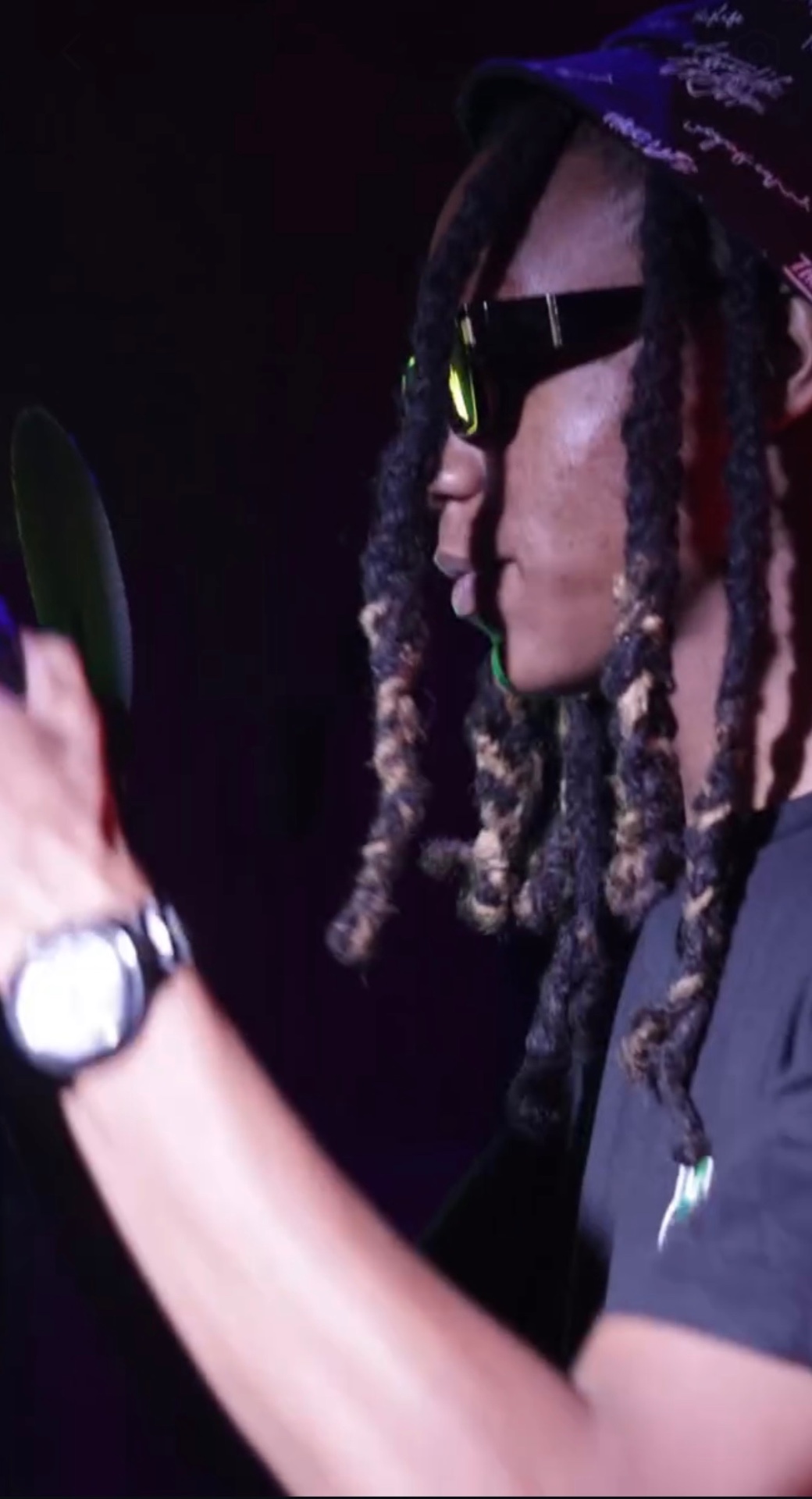 KG recording, side profile